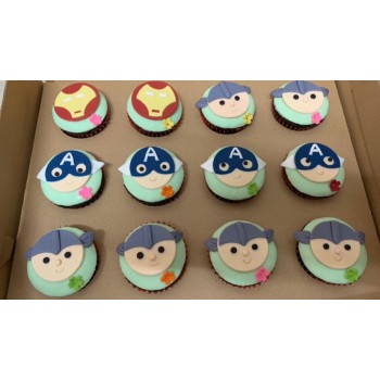 Superhero Fondant Cupcake 2